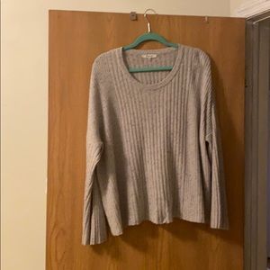 Madewell Ribbed Grey sweater